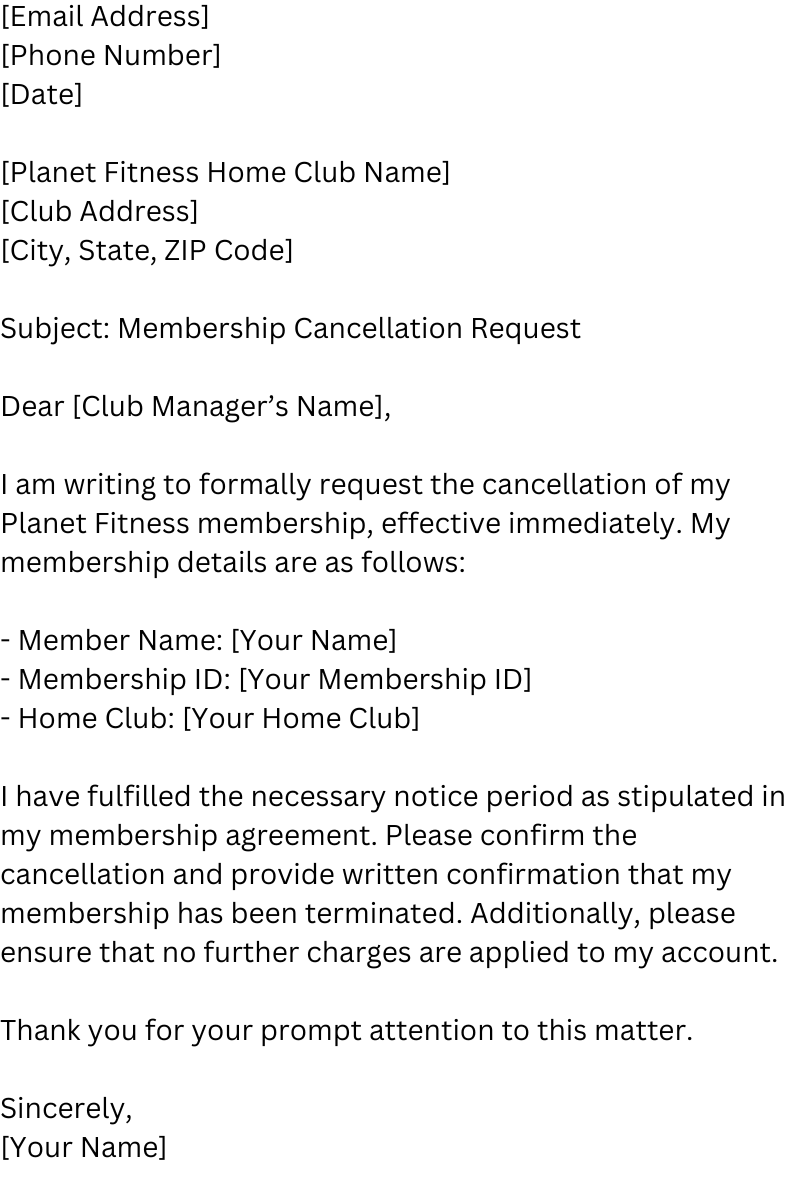 Step by Step Guide Canceling Planet Fitness