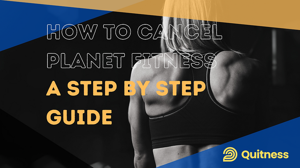 Planet Fitness Cancelation Title